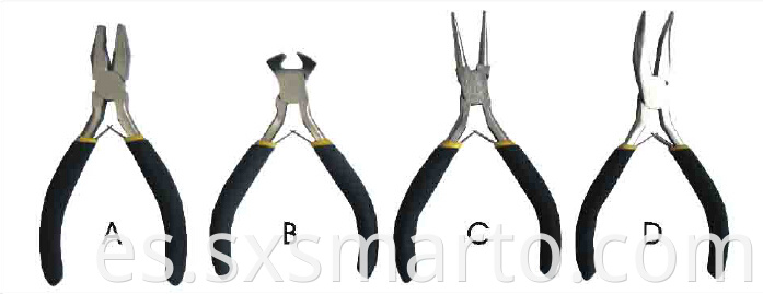 Mini Pliers with Dipped Handle